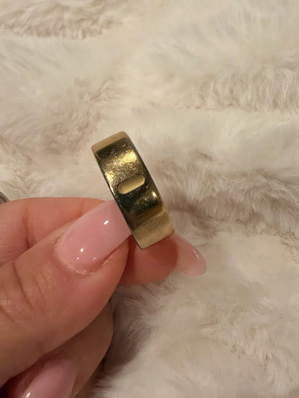 Oura Two-Tone Gold and Silver Wide Band Ring